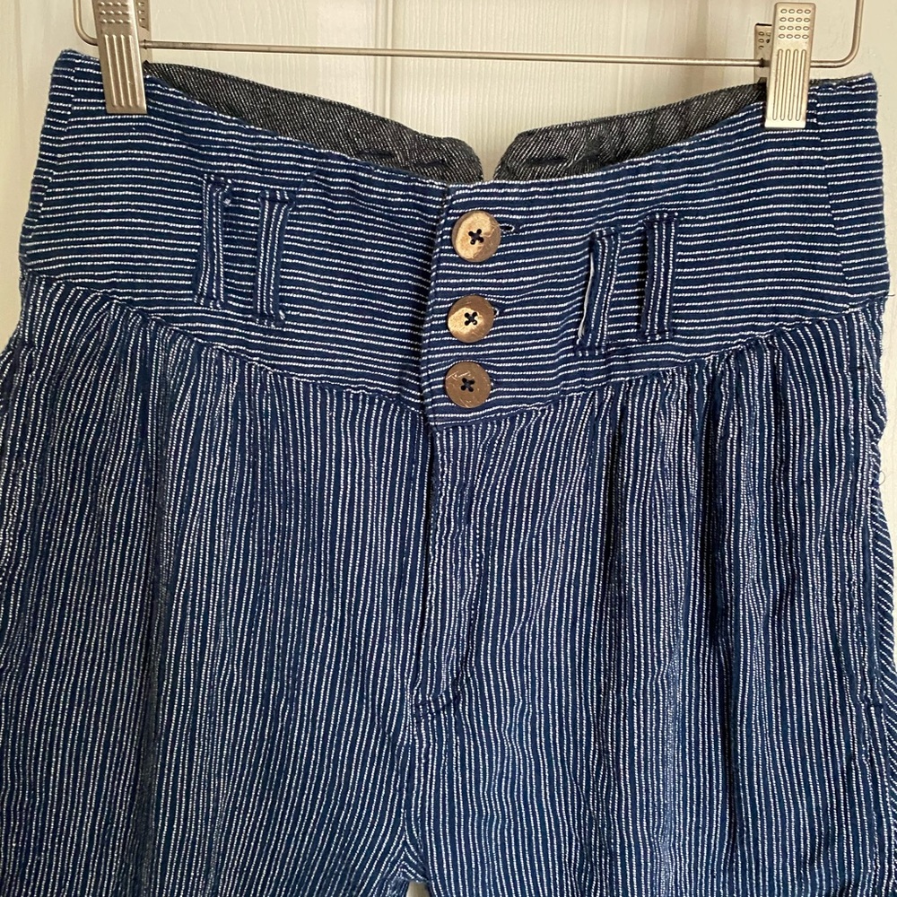 High waist cropped ankle pant